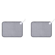 2X Coussin Chauffant 12x15,7 Pouces Coussinets Chauffants pour Soutien Du Dos et Crampes Confort Technologie de Chaleur Rapide et Coussin Chauffant