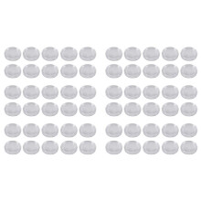 60 Pcs Small Round Transparent Plastic Coin Capsules Box 33mm