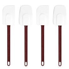4X Heavy Duty Spatula and Spoonula High Heat Silicone Spatula Large Rubber Spatulas for Kitchen Use Commercial Spatula