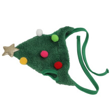 Small Green Christmas Pet Hat Adjustable Colorful Holiday Dog Cat Headwear