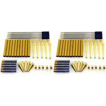 Fancy Slimline-Stifteset zum Drechseln, 10 Stück, Gold-Finish, Drehmechanismus