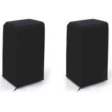 2X Portable Air Conditioner Cover Waterproof Matte Zipper Bag Protective Cover Perfect for Indoor Air Conditioners Black