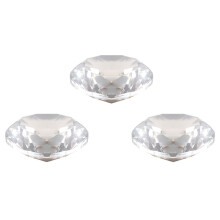 3st 80Mm K9 Kristal Diamant Presse-Papier Decoratieve Regenboog Maker Prisma Glas Diamanten Trouwzaal Desktop Ornamenten A