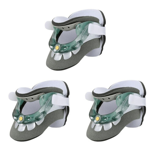 3X Cervical Traction Device Neck Corrector Cervical Collar Neck Stretch Protector Spine Fixation Support 1