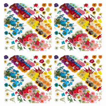 576PCS Natural Dried Pressed Flowers for Resin,Dry Flower Bulk Natural Herbs Kit for Candle,Epoxy Resin,DIY Art Crafts