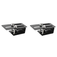 2X Supporto Portapacchi Regolabile per Auto, Montaggio Telecamera Laterale, Supporto In Metallo Universale A Forma di L, per Camion e Autobus