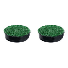 2X Hole Putting Green Cup Covers Simulated Lawn Cup Cover Training Aids Green Hole Cup Cover