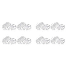 16X Carpet Protectors 8Pcs Spiked Caster Cups Floor Saver Pads Clear Spiked Floor Castor Cups Spiked Furniture Cup