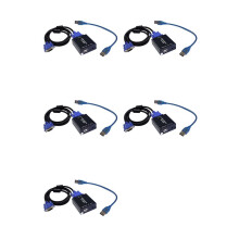 5X Convertisseur Adaptateur VGA Vers USB avec Carte de Capture Audio et Vidéo 1080P, Qualité D'Image Haute Définition Sans Lecteur