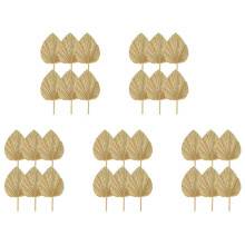 30PCS Dried  Leaves Natural Dried  Fans,Large  Spear Tropical  Leaves Decoration S