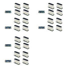 30 Stuks USB-Connector Type C Vrouwelijke Jack 5-Pins SMD SMT Type-C-Aansluiting Oplaadpoort voor PCB-Soldeer-Doe-Het-Zelf-Reparatie-Adapter