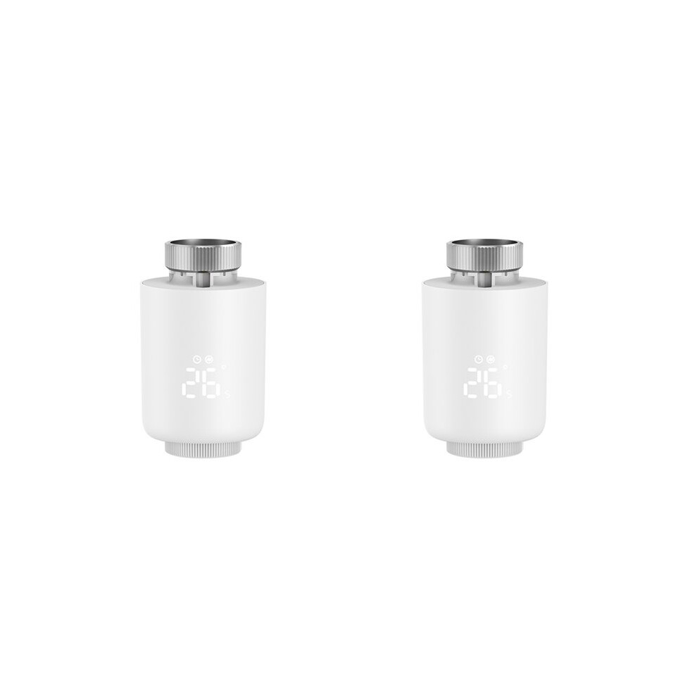 2X Tuya Zigbee Thermostatic Valve Heating Controller Thermostatic Radiator Valve Remote Mobile App Control 6032598236978
