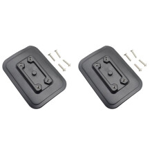 2X Inflatable Boat Fishing Rod Holder Fixed Base Glue- Pad Boat Fishing for Kayak Accessories Fish Finder Mount Fix