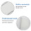 2 Pieces White Drum Pedal Pads for Practice with Comfortable Surface and Stable Support 4