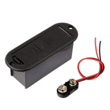 ABS Plastic 9V Battery Holder For Guitar Active Electronics