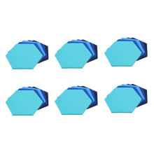 30 Teile Sechseck Filz Bord Sechseckigen Filz Wand Aufkleber Multi Funktional 3D Dekorative Haus Anschlag Brett Selbstklebende Kinderzimmer Baseboard