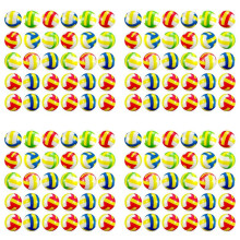 120Pcs Volleyball Stress Balls 2.36 Inch Sports Balls Volleyball Toys for Children for Stress Relief