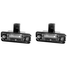 2X Lampe D'éclairage de Plaque D'Immatriculation 1J6943021B pour Beetle 2006 2010 MK4 1998 2000 2004 Lupo Phaeton