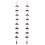 2X Rain Chains Metal Rain Chain Decorative Umbrella Rain Chain Bell Decor for Home,Replacement for Gutter Downspouts 1