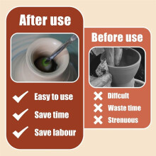 Telescoping Sponge Stick for Pottery,Pottery Sponges for Clay,Removing Excess Water From Tall or Narrow Forms Sticks Rod