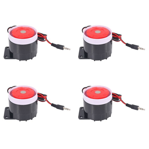 4X Wired  Siren for Home Security Alarm System Horn Siren 120DB 12V