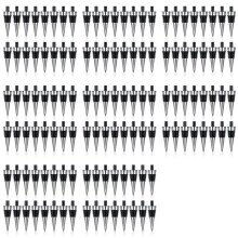 128 Pieces Metal Cork Blank Wine Cork Kit Reusable Wine Cork Insert Set Hardware for Wedding Wine Party Bar DIY Turning