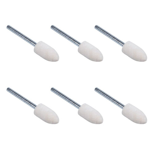 36 Pcs Polishing Buffing Tool 8.5mm Conical Mounted  Bobs 3mm Shank