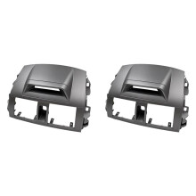 2X Center Dash Air AC Vent Panel 55670-12370 for 2007-2013 Air Outlet Frame Overseas Version with Clock