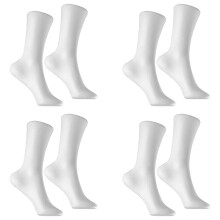 8 Pcs Mannequin Foot Sock Model Female Foot Sock Display Short Stocking Ankle Bracelet Jewelry Display Stand, White