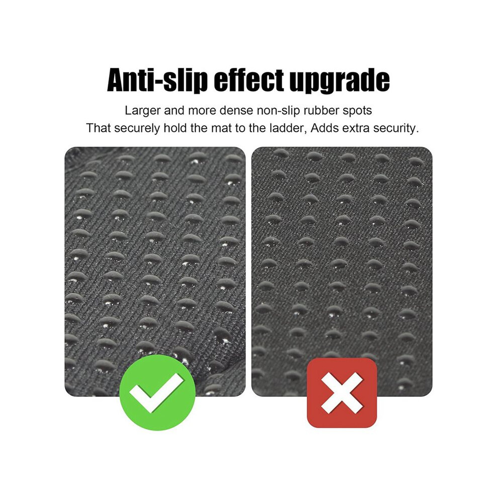 8 Pcs Bunk Bed Ladder Pads,with 16 Adjustable Hook & Loop Straps,Bunk Bed Ladder Cover,Ladder Step Pads Loft Bed