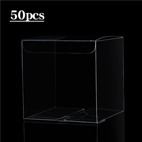 500Pcs Clear Plastic Boxes for Gifts Pvc Packing Box Gift Packaging Transparent Candy Box Wedding Gift Boxes 2