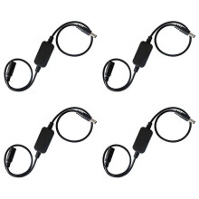 4X 24 Hour Auto Reboot Router Routing Timer Reset Tool Power Timing Fiber Modem Router Power Manager Black