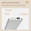 2X Under Cabinet Light LED Motion Sensor Light 3 Color Dimmable Wireless Under Counter Light Dimming Hill Light 4