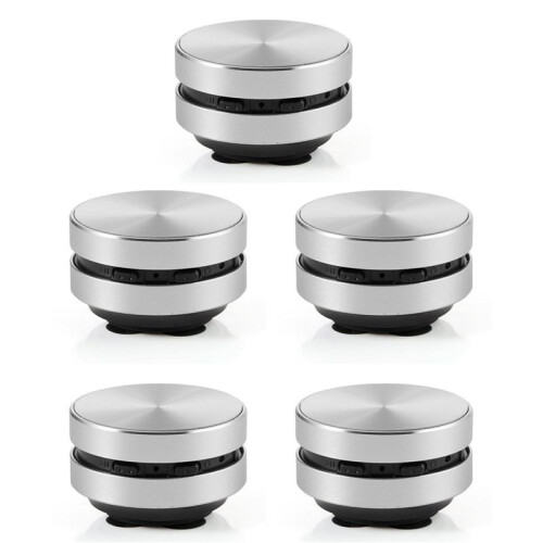 5X Portable Compatible Bone Conduction Speaker Stereo Sound  Speaker(Silver)
