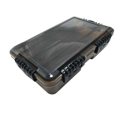 Lure Storage Box Waterproof Organizers with Adjustable-Black XL