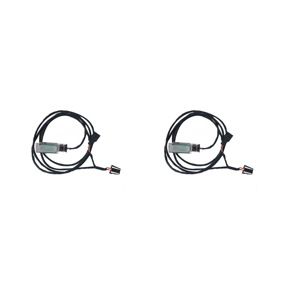 2X Car Interior Led Footwell Foot Lamp Cable Harness For B7 B8 Cc 7 Mk7 7.5 Mk2 5Gg947409 Light 6032593465144