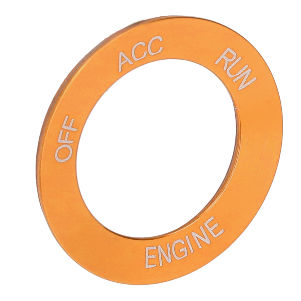 Aluminium Alloy Engine Start Stop Switch Ring For Dodge 2010Â2021 Orange 7901390561023