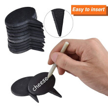 Käsemarker für Charcuterie Board, Set mit 54 Stück Schiefer-Käseetiketten, Käsemarker-Set, Käsename