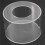 2Pc Round Acrylic Cake Display Board Cake  Smoother Scraper Cake Tray DIY Round Decor Cake Refillable Board(A) 5