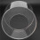 2Pc Round Acrylic Cake Display Board Cake  Smoother Scraper Cake Tray DIY Round Decor Cake Refillable Board(A) 8