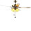 6Pcs Ceiling Fan Pull Chain Set Sun & Moon Pattern Pull Chains Extension Copper Beaded  Fan Pull Chain with Ornament 3