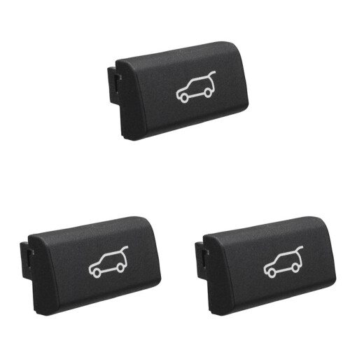 3X Tailgate Rear Trunk  Button Cover for  X5 E70 2006-2013 X6 E71 2008-14