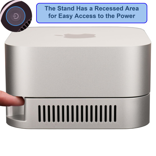 Psitek Mac Mini Stands (Silver for Mac Mini (2024-2026)) 1