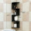 2X Wall Mounted Corner Storage Rack Classic Wall Rack 5 Layers Semicircular Partitions A 5