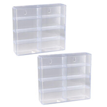 1:64 voor Hot Wheel Display Box Auto Model Speelgoedkast Rek voor Hot Wheel Auto'S Diecast Opslag Stofdichte Display Box