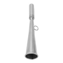 Handheld Foghorn Stainless Steel Fog Horn Removable Mouthpiece Accessory for Boat