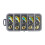5Pcs Artificial Hard Baits Spinner Spoon Lures Rotating-Color 4 1