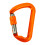 Small Climbing Carabiner Keychain-Ora nge Threaded Main Lock 1