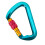 Climbing Carabiner Safety Hook with-Blue Threaded Main Lock 1