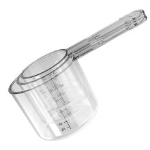 Baits Measuring Container Fishing Baits Cup-Transparent color